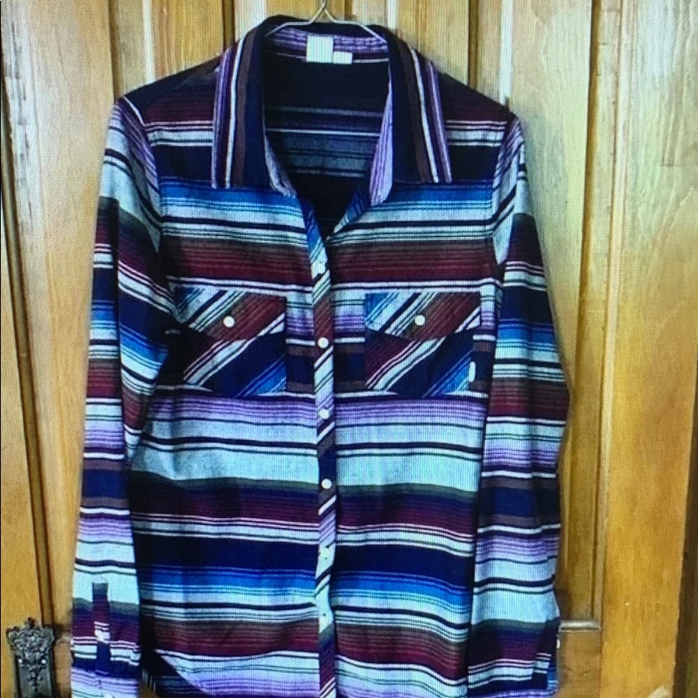 Roxy Multicolor Button Down Shirt